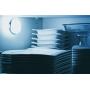 TriLuma Lamp, Portable, Rechargable LED Pod Lights with Adjustable Dimmer, 7 Vibrant Colors, 2 USB Charger Ports with Wall Hanger Accessories
