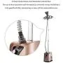 QQT Household Ironing Machine, Multi-Function steam Iron, Creative Small appliances, Vertical Hanging Ironing Machine-Gold