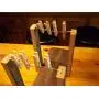 bacon hanger/clothesline bacon rack reclaimed wood party tray.