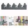 Free Walker Magic Wall Mount Mop Holder with 5 Positons and 6 Hooks,Broom Holder Hanger Brush Cleaning Tools for Home,Kitchen,Prefect for Storage and Organization (5 Postions) Free Walker Magic Wall Mount Mop Holder with 5 Positons and 6 Hooks,Broom Holder Hanger Brush Cleaning Tools for Home,Kitchen,Prefect for Storage and Organization (5 Postions)