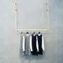 COAT RACK Wall Clothing Rack, Gold Wrought Iron Side Hanging Clothes Hanger, Multi-Size Selection