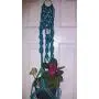 Vintage Turquoise Plant hanger Indoor Vintage Turquoise Plant hanger Indoor