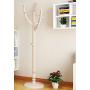 XIAOLONG Multifunctional Coat Rack Floor Solid Wood Hanger Simple Modern Clothes Rack Bedroom Living Room Floor Hanger