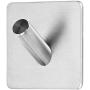 Anwenk Self Adhesive Hooks, 6 Pack Heavy Duty Wall Hook Towel Hook Coat Hook Hat Hook 304 Brushed Stainless Steel Bathroom Kitchen Super Power Wall Mount Hooks