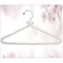 5pcs/lot 40cm Pearl Plastic Adult Hanger Clothes Rack Hangers for Clothes Coat Sweater Dress Hanger Random Color