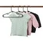 HOUSE DAY 40 Pack Childrens Hanger Plastic Tubular Kids Hangers Non Slip Clothes Hanger for Kids Babies (Black,11.7 inch) HOUSE DAY 40 Pack Childrens Hanger Plastic Tubular Kids Hangers Non Slip Clothes Hanger for Kids Babies (Black,11.7 inch)
