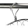 Z ZICOME 2 Pack Stainless Steel Laundry Drying Rack Clothes Hanger with 10 Clips for Socks, Baby Clothes, Cloth Diapers, Bras, Towel, Underwear, Hat, Scarf, Pants, Gloves