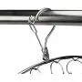 Z ZICOME 2 Pack Stainless Steel Laundry Drying Rack Clothes Hanger with 10 Clips for Socks, Baby Clothes, Cloth Diapers, Bras, Towel, Underwear, Hat, Scarf, Pants, Gloves
