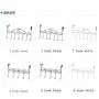 HTTDIAN Home Without Traces Nail-Free Door Hooks Racks Clothes Hooks Creative Bathroom Kitchen Hook Clothes Hangers (Color : Black, Size : 5 Hooks)