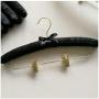 DNJKSA 30cm 5pcs/lot Cloth Hangers with Clips Sponge Hanger for Pants Skirts Underwear(Random Color)