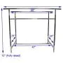 DBM Amazon Retail 2 Double Bar Rail Clothing Clothes Display Rack Fixture Garment Hanger DBM Amazon Retail 2 Double Bar Rail Clothing Clothes Display Rack Fixture Garment Hanger