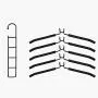 KYCPTNFJ Multi-Layer Anti-Slip Clothes Hangers Save Space 5 in 1 Metal Laundry Rack Storage for Shirt Sweater Suit Dress Coat KYCPTNFJ Multi-Layer Anti-Slip Clothes Hangers Save Space 5 in 1 Metal Laundry Rack Storage for Shirt Sweater Suit Dress Coat