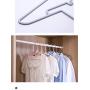 Dry Wet Clothes Hangers with Durable Non-Slip Shoulder Design Heavy Duty 60 Pack Plastic Hangers for Bedroom Closet Scarves,White,20pieces