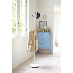 YAMAZAKI home 2814 Plain Coat Hanger, White (Renewed)