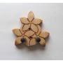 Ukulele Wall Mount Hanger, Hand Carved Plumeria