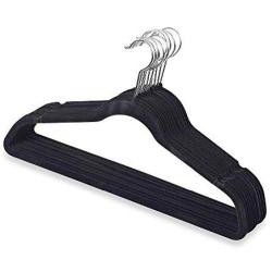 Home & Loft Lightweight & Durable Velvet Non Slip Suit Clothes Hangers (10 Pack)