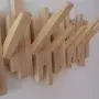SOMITI | Hooks & Rails | Creative Natural Wood Hooks Wall Coat Hanger Coat Rack Clothes Hanger American Family Wall Type Pianos Row Hook Storage Hanger