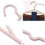 10pcs Random Color Clothing Hangers Non-Slip Hook for Suit Coat Closet Garment Outdoor Drying Rack Plastic Clothes Hanger