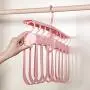 EvaroFly Multipurpose Folding Hanger, 360° Rotatable Storage Clothes Hanger, Household Travel -White 1pc