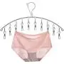 Wuyue Hua 2 Pack Stainless Steel Laundry Drying Rack Clothes Hanger with 10 Clips For Drying Socks,Drying Towels, Diapers, Bras, Baby Clothes,Underwear, Socks Gloves Wuyue Hua 2 Pack Stainless Steel Laundry Drying Rack Clothes Hanger with 10 Clips For Drying Socks,Drying Towels, Diapers, Bras, Baby Clothes,Underwear, Socks Gloves