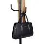 Hooks Coat Rack clothes Hat Shoes Umbrella Purse Holder Hanger Hall Stand Tree Black Metal New