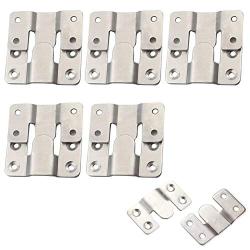 VintageBee 12PCS 54x30mm (2-1/8 x 1-3/16 inch) Interlocking Flush Mount Pictures Frame Brackets