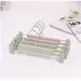 10pcs Hangers for Clothes Plastic Clip Stand Hanger Pants Skirt Kid Clothes Adjustable Pinch Grip Random Color