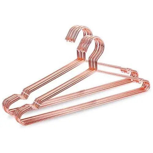10pcs Rose Gold Metal Clothes Shirts Hanger with Groove, Heavy Duty Strong Coats Hanger, Suit Hanger 10pcs Rose Gold Metal Clothes Shirts Hanger with Groove, Heavy Duty Strong Coats Hanger, Suit Hanger