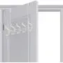 Over The Door Hook - 5 Hooks Towel Rack for Bathroom Storage Closet - Behind The Door Organizer Clothes Rack - Shoe Or Hat Holder - Office Cubicle Purse Hanger - Door Hook (White) Over The Door Hook - 5 Hooks Towel Rack for Bathroom Storage Closet - Behind The Door Organizer Clothes Rack - Shoe Or Hat Holder - Office Cubicle Purse Hanger - Door Hook (White)