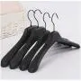 Black Thick Wide Shoulder Plastic Clothes Hanger for Coats Jacket and Fur (10 Pieces/Lot) Black Thick Wide Shoulder Plastic Clothes Hanger for Coats Jacket and Fur (10 Pieces/Lot)