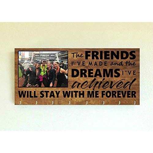 PERSONALIZED Race Medal Holder/Running Medal Hanger SHE BELIEVED SHE COULD SO SHE DID - Wood Wall Mounted Medal Organizer. CUSTOMIZATION Available PERSONALIZED Race Medal Holder/Running Medal Hanger SHE BELIEVED SHE COULD SO SHE DID - Wood Wall Mounted Medal Organizer. CUSTOMIZATION Available