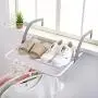 Sdoveb Window Balcony Folding Hanging Clothes Hanger Over The Door or Railing Sill Drying Rack for Indoor/Outdoor (Blue) Sdoveb Window Balcony Folding Hanging Clothes Hanger Over The Door or Railing Sill Drying Rack for Indoor/Outdoor (Blue)
