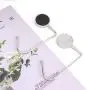 LIOOBO 6pcs Portable Handbag Hanger Table Bar Purse Instant Swivel Top Hooks Christmas Stocking Hooks for Table Desk