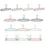 Multi-Port Support Circle Clothes Hangers 10pcs Random Style Clothes Drying Racks Multifunction Plastic Scarf Clothes Hanger Storage Rack Multi-Port Support Circle Clothes Hangers 10pcs Random Style Clothes Drying Racks Multifunction Plastic Scarf Clothes Hanger Storage Rack