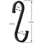 HiGift 24 Packs Black S Hooks, Aluminum S Shaped Hooks, Heavy Duty S Hanger Hooks for Hanging Pots and Pans Rack, Plants, Bags, Coffee Cups, Clothes, Towels, Kitchen Hooks Closet Rod Hooks HiGift 24 Packs Black S Hooks, Aluminum S Shaped Hooks, Heavy Duty S Hanger Hooks for Hanging Pots and Pans Rack, Plants, Bags, Coffee Cups, Clothes, Towels, Kitchen Hooks Closet Rod Hooks