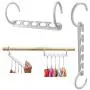 10pcs Space Saving Hanger 5 Hole Plastic Cloth Hanger Hook Magic Clothes Hanger with Hook Closet Organizer Decoration 10pcs Space Saving Hanger 5 Hole Plastic Cloth Hanger Hook Magic Clothes Hanger with Hook Closet Organizer Decoration