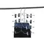 5 Quality 4-Tier Pant Skirt Trouser Hangers Heavy Duty Metal and Clips (5)