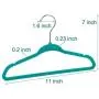HNIWDJ 10 Packs Flocking Hangers Velvet Non-Slip Kids Hangers Without Traces Baby Clothes Rack Velvet Hangers (Color : Black, Size : 2821.50.5CM) HNIWDJ 10 Packs Flocking Hangers Velvet Non-Slip Kids Hangers Without Traces Baby Clothes Rack Velvet Hangers (Color : Black, Size : 2821.50.5CM)