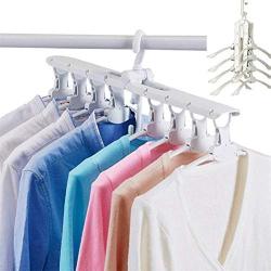 Royall 8 in 1 Magic Clothes Hanger Multi-Layer Foldable Plastic Hangers Folding Hangers Space Saving Hangers