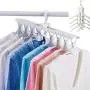 Royall 8 in 1 Magic Clothes Hanger Multi-Layer Foldable Plastic Hangers Folding Hangers Space Saving Hangers