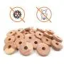 Coolrunner 24 Pack Cedar Fresh Red Cedar Wood Rings, Aromatic Cedar Blocks, 100% Natural Red Cedar Hangers for Closets and Drawers, Clothes Storage Protector Coolrunner 24 Pack Cedar Fresh Red Cedar Wood Rings, Aromatic Cedar Blocks, 100% Natural Red Cedar Hangers for Closets and Drawers, Clothes Storage Protector