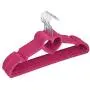 10pcs Random Color Non-Slip Ultra-Thin 360 Degree Swivel Flocked Adult Clothes Hangers with Heart Tie Bar Notched Shoulders for Garment 10pcs Random Color Non-Slip Ultra-Thin 360 Degree Swivel Flocked Adult Clothes Hangers with Heart Tie Bar Notched Shoulders for Garment