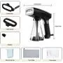 Steamer for Clothes, Coralov Portable Handheld Travel Garment Steamer, Foldable Mini Fabric Wrinkles Remover, 3 Steaming Modes, 25s Fast Heating up
