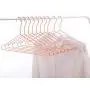 Cocomaya 17 Inch Heavy Duty Rose Gold Metal Clothes Hanger, Coat Hanger, Suit Hanger, Dress Hanger with Big Notches Pack of 10 Cocomaya 17 Inch Heavy Duty Rose Gold Metal Clothes Hanger, Coat Hanger, Suit Hanger, Dress Hanger with Big Notches Pack of 10