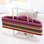 Storage Rack Practical Creative Plastic Clothes Hanger Storage Home Organizer Companion Rack for Home Kitchen - White