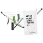 Brabantia Wallfix Wall-Mounted Rotary Dryer -78 ft, 375842