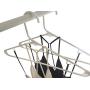 White Plastic Clothes Hangers | The Best Choice Everyday Standard Suit Clothe Hanger Target Set | Bulk Beauty Closet Room Pack | Adult Clothing Drying Rack Dress Form Shirt Coat Hangers with J Hooks