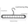 10pcs Random Color Multi-Port Support Circle Clothes Hangers Clothes Drying Racks Multifunction Plastic Scarf Clothes Hanger Storage Rack