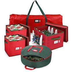 StorageMaid Holiday Storage Set - 2 Ornament Storage Boxes, 30