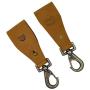 Hide & Drink, Heavy Duty Thick Leather Pants Hanger for Clothing Stores or Household/Denim Hanger/Cloth Organizer (2-Pack) Handmade Includes 101 Year Warranty :: Old Tobacco